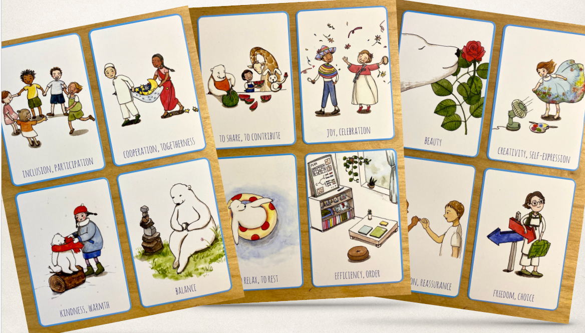 Sentimentos e Necessidades - Cartões Infantis Foto