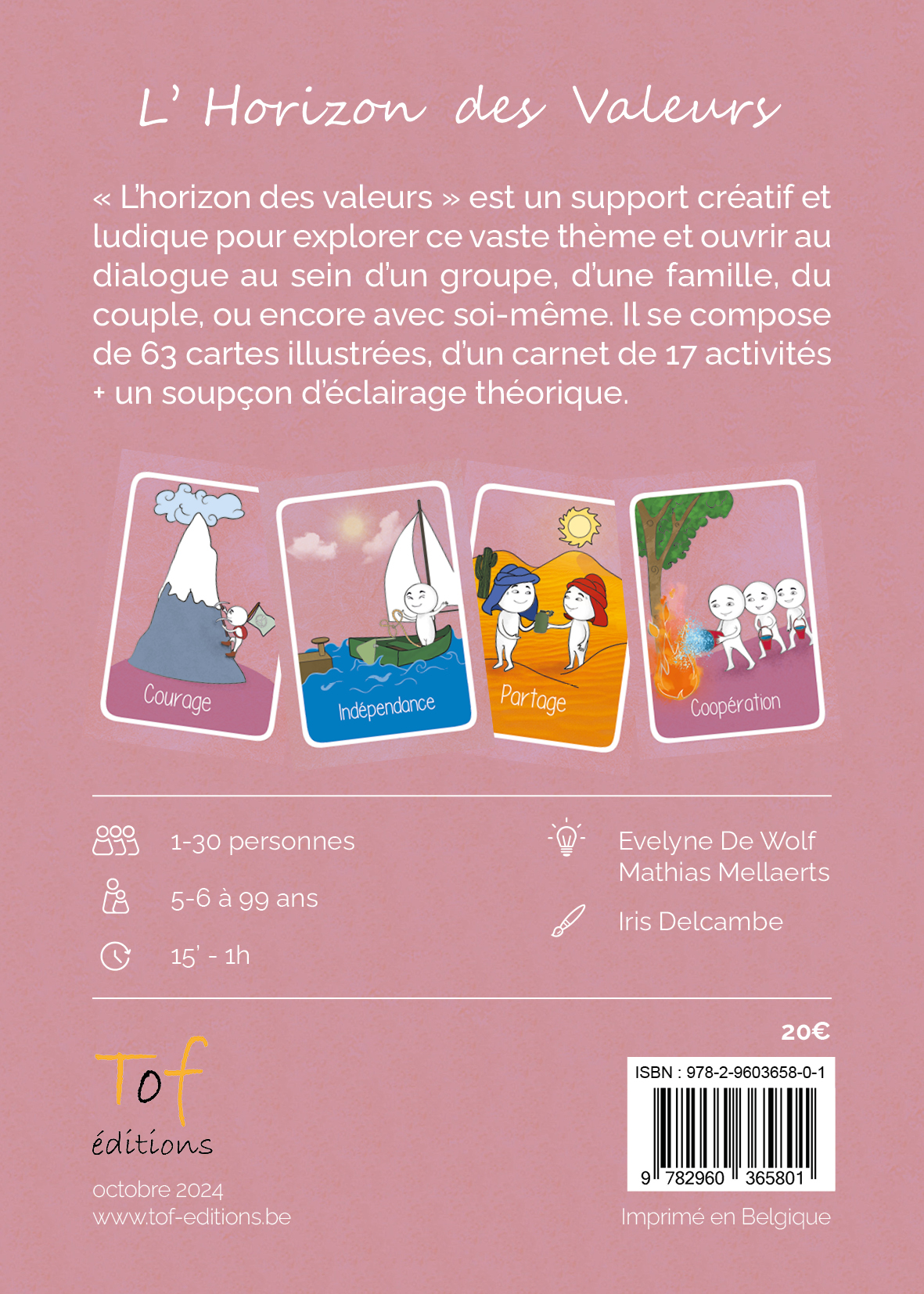 L'Horizon des Valeurs Bagside