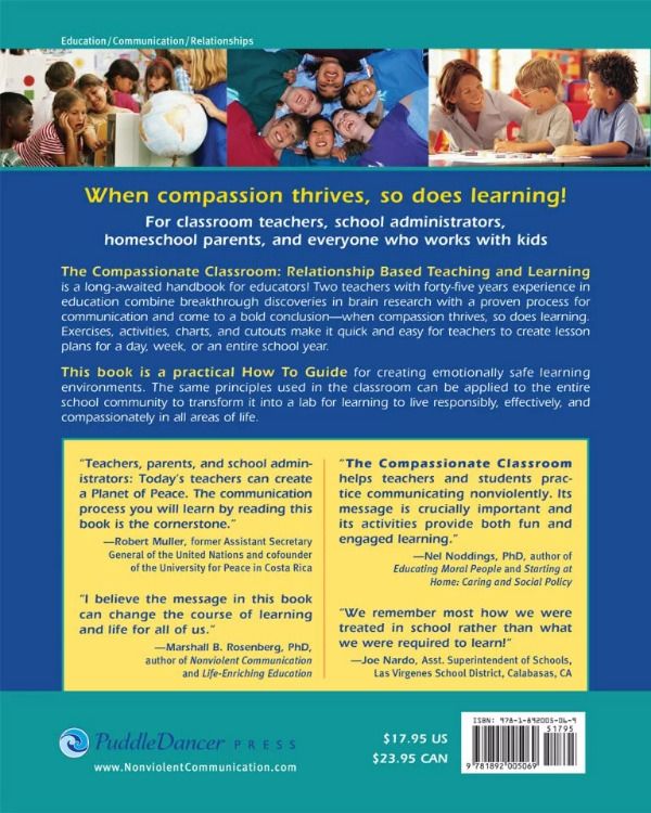 The Compassionate Classroom, back cover