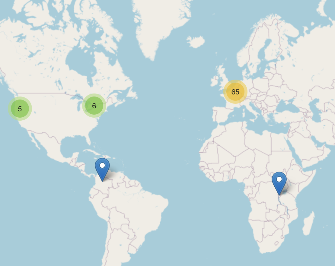 Mapa de eventos NVC